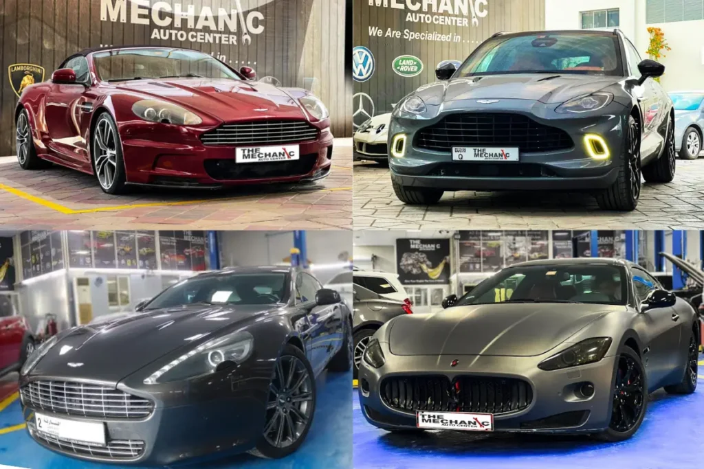 Professional Aston Martin repairs and service at The Mechanic Auto Center